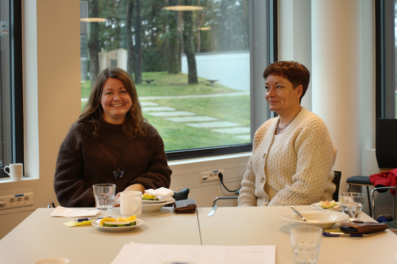Anita Håvarsen og Lene Tamburstuen fra Randaberg kommune.