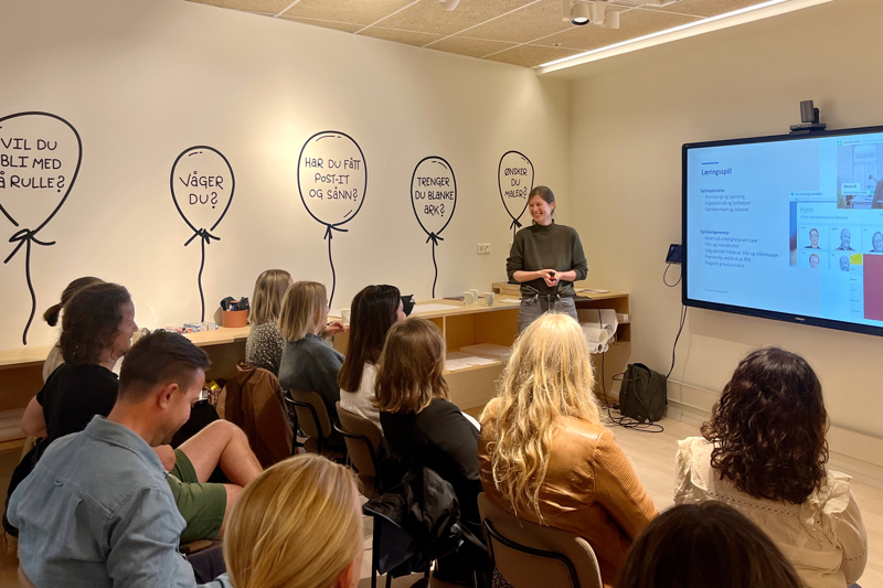 Mediafarm presenterer opplegget for spillopplæringen