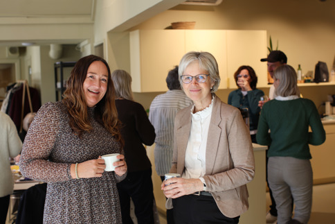 Anne Kyte Moi, virksomhetsleder meistring og samordning, og Lene Mikalsen, rådgiver i stab helse og velferd i Klepp kommune.