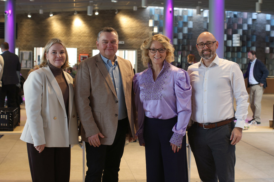 Hilde Lervik, Rune Hauge, Anne Berit Ims og Harald Valderhaug.