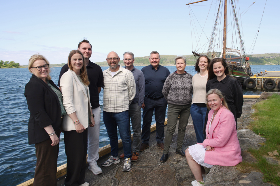 Digi Rogaland med representanter fra sekretariatet, e-helsenettverk, ledernettverk og faggrupper. Fra venstre, Irene Haugland, Oda Langfeldt-Omre, Mads Erik Carlsen, Harald Valderhaug, Amund Junge, Rune Hauge, Kristin Barvik, Stine Randa, Astrid Nygaard Engesland og Kirsten Madland.