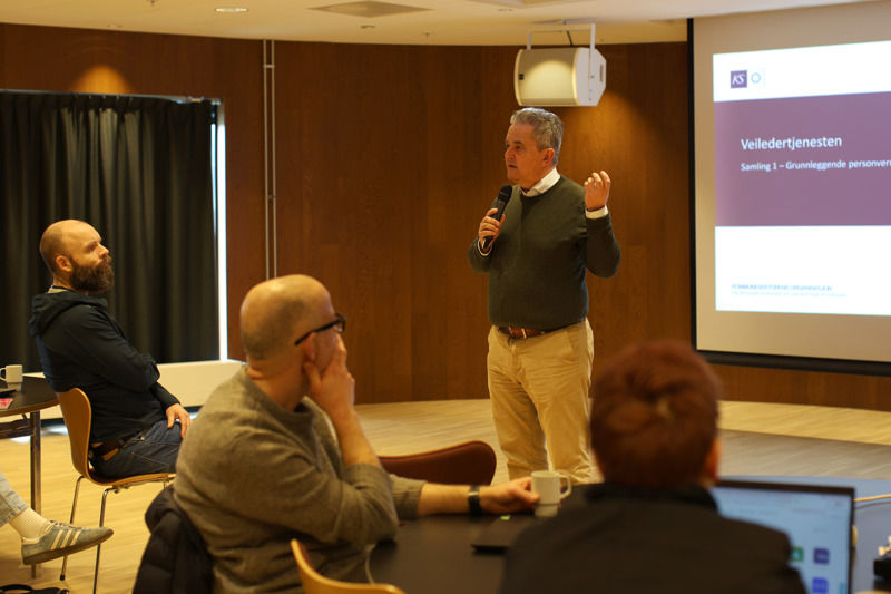 Fra Skolesec-prosjektet i KS kom Christian Sørbye Larsen 