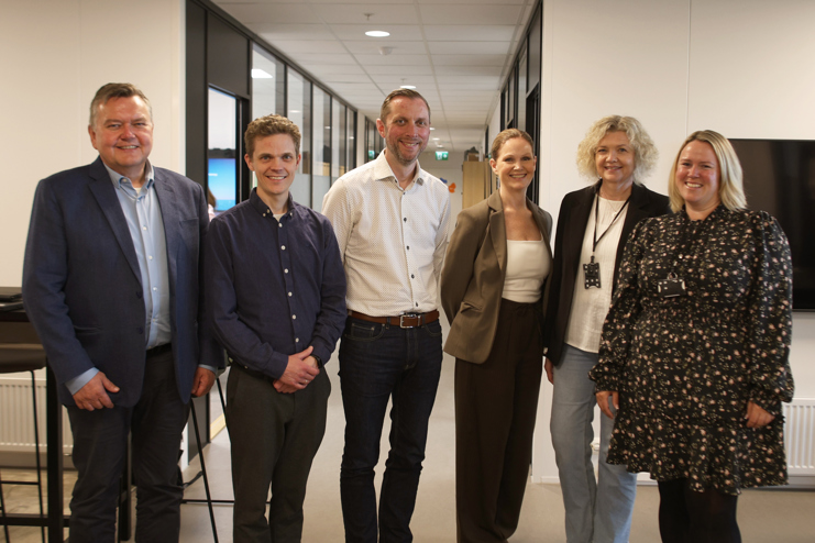 Direktør i Digi Rogaland Rune Hauge, Joachim Kolnes Andersen fra Sola kommune, Sigmund Hadland Jr i Sokndal, Siv Anita Lilleskog fra Karmøy, Linn Elisabeth Vågen Stavanger, Kristin Bø Haugeland fra Sandnes kommune.