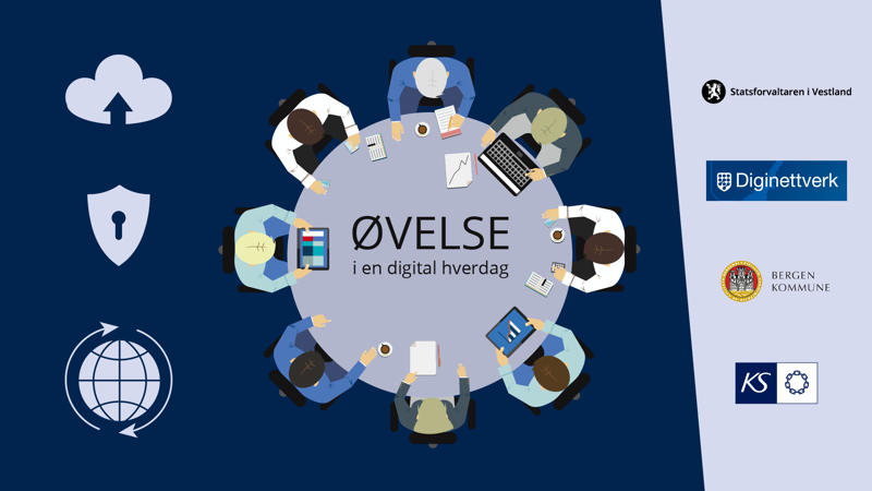 plakat for Øvelse i en digital hverdag