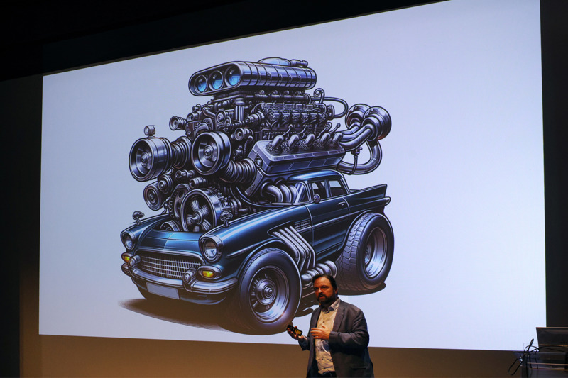 Eirik Gulbrandsen holder foredrag